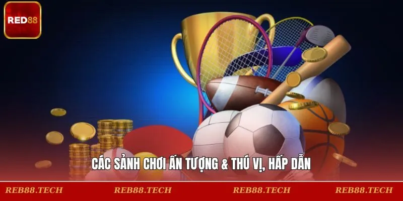 Các sảnh chơi ấn tượng & thú vị, hấp dẫn