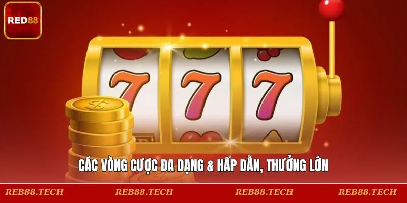 Các vòng cược đa dạng & hấp dẫn, thưởng lớn